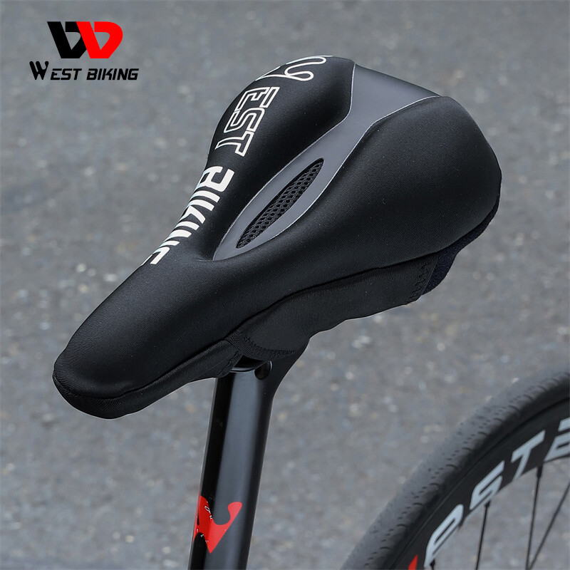 WEST BIKING Bicycle Saddle Cover Gel Memory Foam Comfort MTB Bike