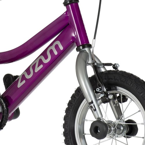 Zuzum® 12 Zoll Kinderfahrrad mit Rücktritt für Kinder ab 2 Jahre, lila-chrom - Bild 4 von 8