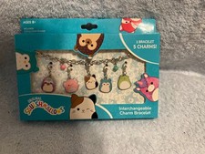 Squishmallow Interchangeable Charm Bracelet 1 Bracelet 5 Charms New In Package