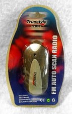 New FM Auto Scan Radio with Flashlight Truestyle MX-123 Factory Sealed