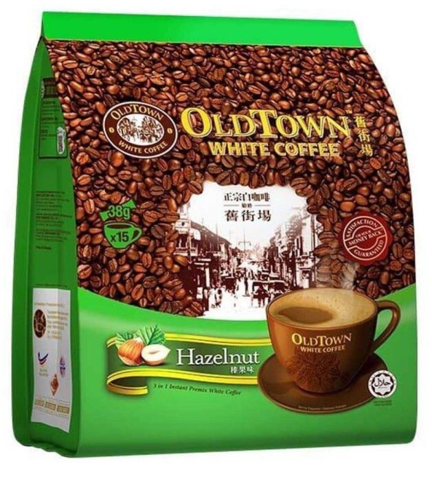 Old Town White Coffee Instant 3 in 1 Hazelnut - 40g X 15