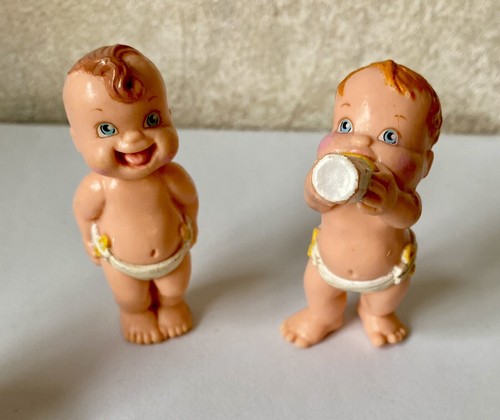 Lote De Colección 7 Pañales Mágicos Bebés Bebé PVC Estatuillas Muñecas, Galoob, Años 90’s - Imagen 2 de 9