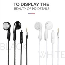 Noise Cancel In Ear Earphones Flat Earbuds Wired Earphones Sport-Headset