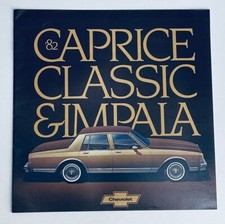 1982 Chevrolet Caprice Classic Dealer Showroom Sales Brochure Guide Catalog