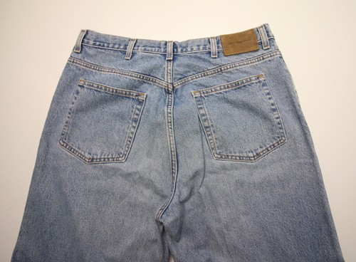 Vintage Calvin Klein Easy Fit Double Stone Wash Blue Jeans Mens 36 x31 READ - Picture 11 of 16