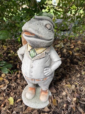 Willow frog Mr Fisher Animal Concrete Cement Garden Statue Australian Made