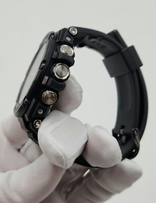 Casio GST-B100 G-SHOCK G-STEEL Black & Orange Tough Solar