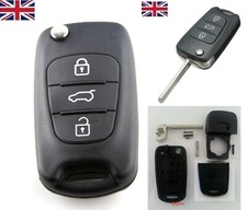 Replacement 3 button flip key case for Kia Ceed Sportage Sorento Rio remote fob