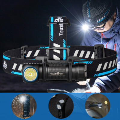 Trustfire MC18 1200 Lumens Wiederaufladbare LED Stirnlampe wasserdicht Kopflampe