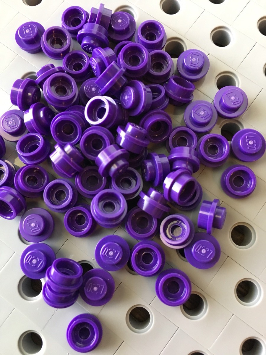 Lego 1X1 Purple Round Dots Plates Bricks Friends new lot of 50 | eBay