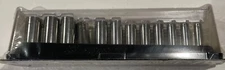 Snap-on Tools 3/8" Drive Deep Metric Socket Set 6 Point Chrome 212SFSMY - NEW
