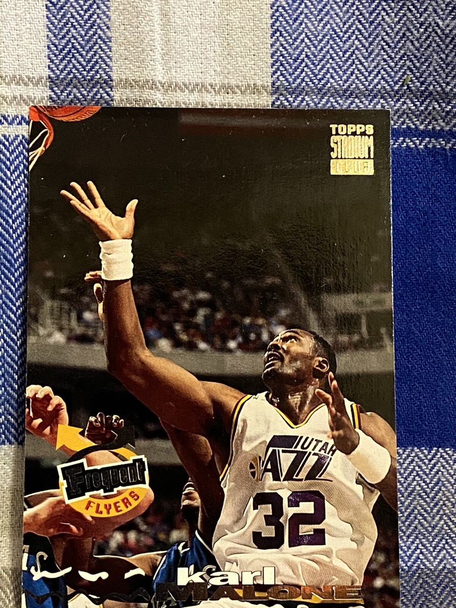 シングルカード NBA Karl Malone 11 Karl Malone 1995 NBA Hoops Slamland Basketball Card Utah