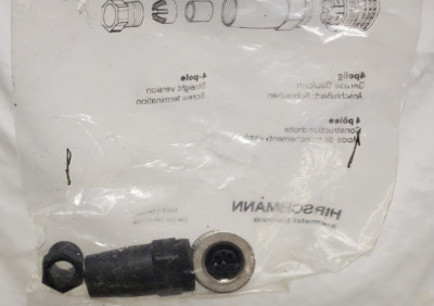 1 -  New - Hirschmann Leitungsdose - ELKA 4012 PG 7, Cable Socket Connector