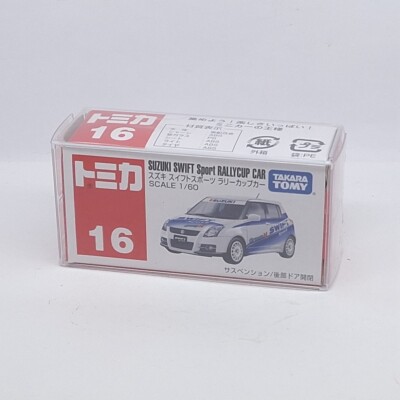 TOMICA 16 SUZUKI SWIFT SPORT RALLYCUP CAR 1/60 Tomy New 2007 (B