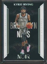 Kyrie Irving 2019-20 Panini Noir Metal Framed Jersey Number 11/25