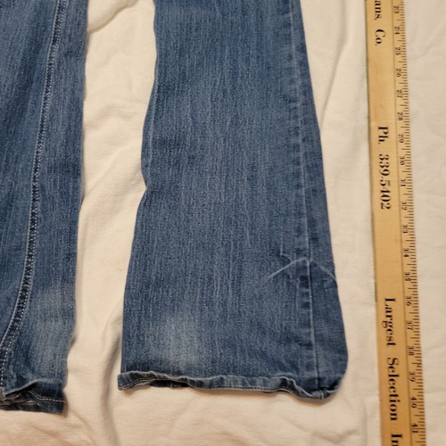 SO Denim Blue Jeans Size 7 Youth - Style: DJBS31250 - Flare - 78% Cotton - Picture 22 of 24