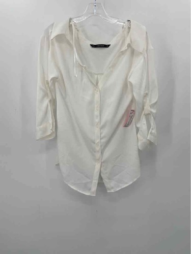Pre-Owned Zara White Size Small Button Down