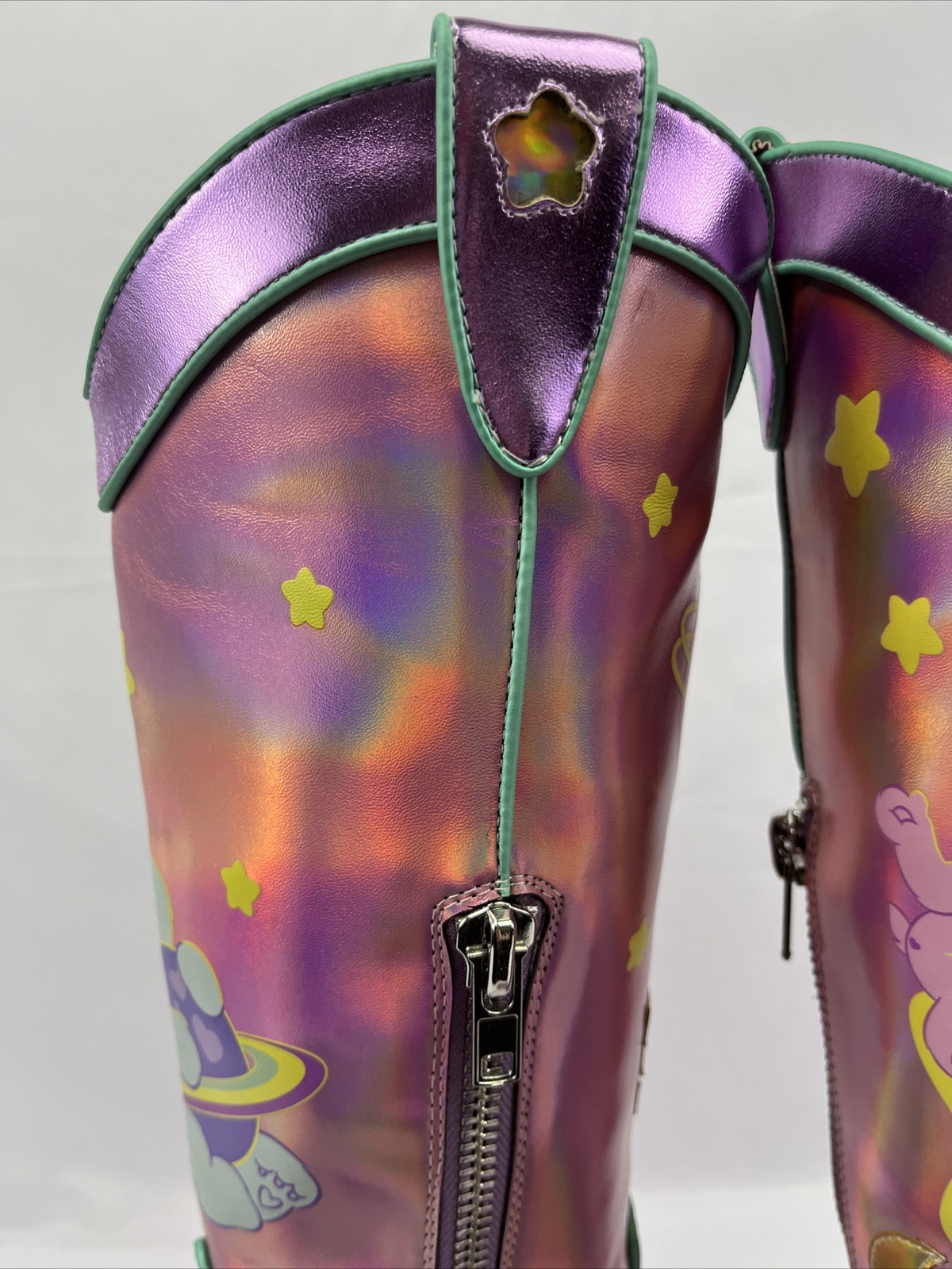 Dolls Kill x Care Bears Magical Moon Holographic Cowb… Gem