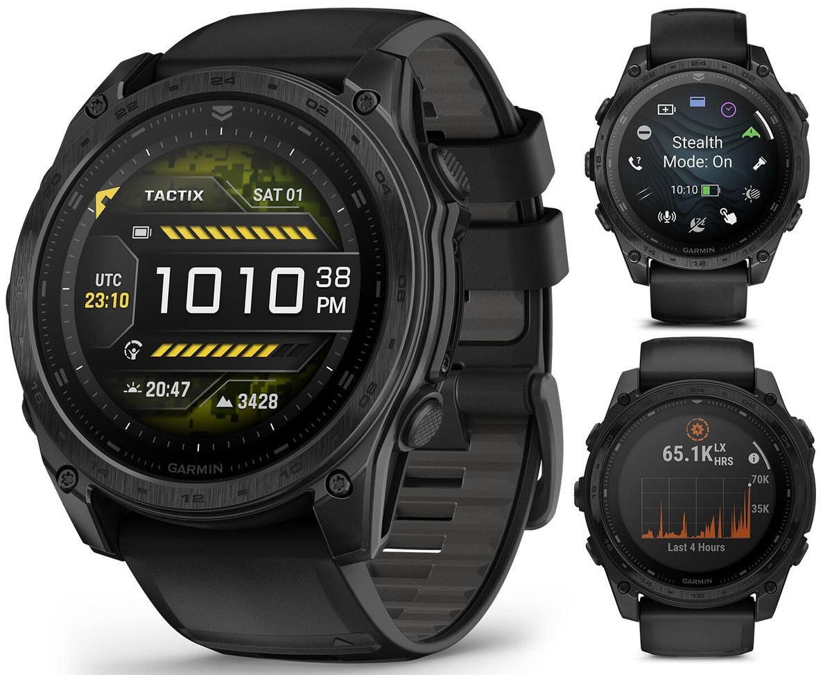 Garmin tactix 8 Series Tactical GPS Smartwatch, AMOLED
