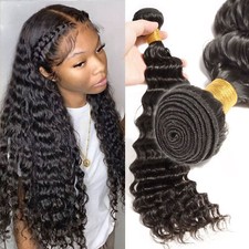 USA Loose Deep Wave Bundles Human Hair Bundles Weft Remy Virgin Hair Extensions