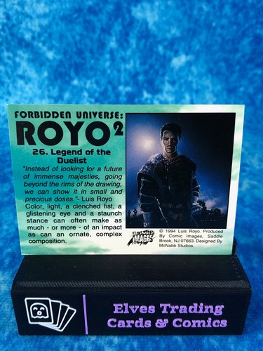 Luis Royo 2: Forbidden Universe SINGLE Non-Sport Trading card by Comic Images 94 - Foto 36 di 124