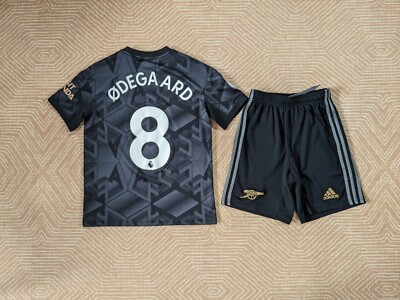 13-14 Kids XS Adult ODEGAARD Shirt Shorts Adidas ARSENAL 22/23