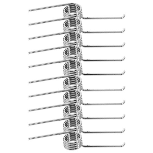 10 Pcs Press Switch Trash Can Spring Garage Tension Metal Torsional