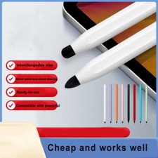 For Ipad Tablet Universal Pencil Dual Head Touch Capacitive Screen Stylus Pen
