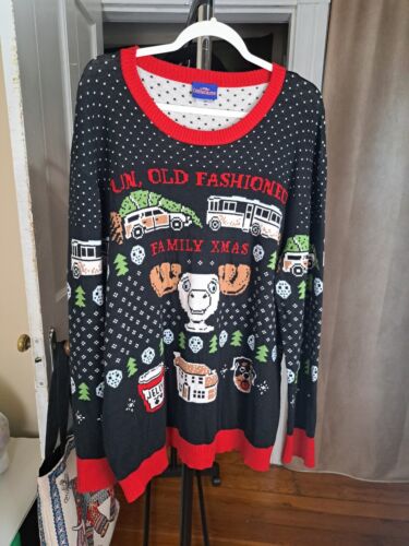 Old Fashion Family Christmas Ugly Sweater 80s Nat… - image 1