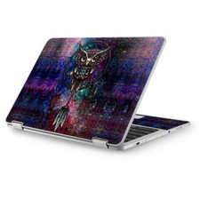 Skins for Asus Chromebook 12.5 vinyl wrap - Dreamcatcher Owl in Color