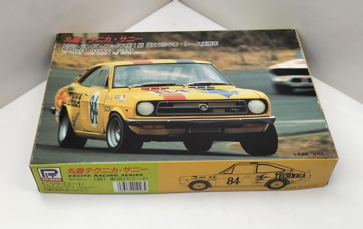 Tomei Powered Maruzen Technica Sunny 1970 1/24 Plastic Model | eBay