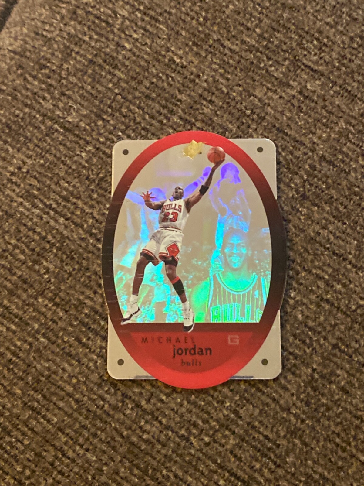 Michael Jordan 1996 spx record breaker hologram #8