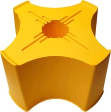 210 LITRE YELLOW WATER BUTT STAND BASE (WATERBUTT) QUALITY PLASTIC PRODUCT UK