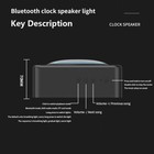 Wireless Speakers Colorful Galaxy Rotating Night Lights with Digital Clock — photo 4