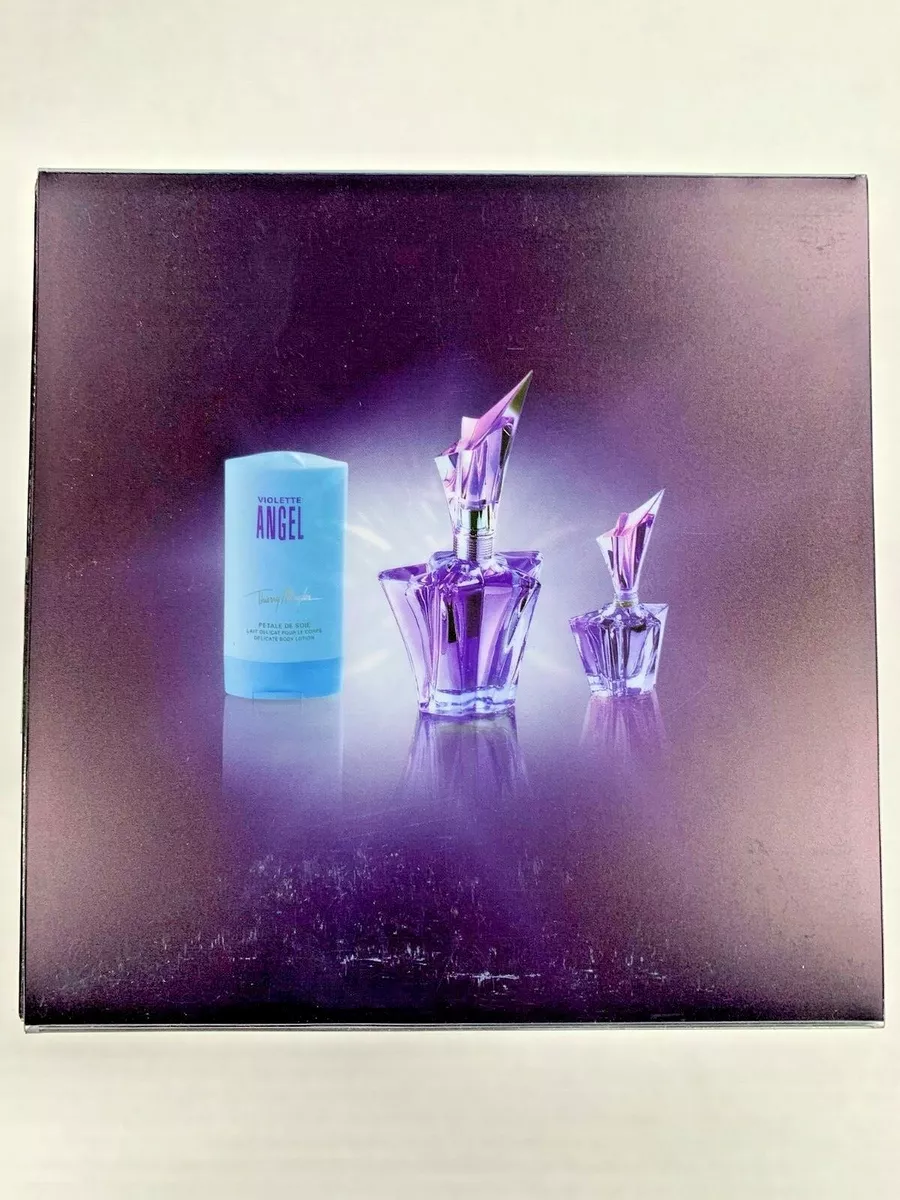 ANGEL VIOLET by Thierry Mugler EAU DE PARFUM SPRAY REFILLABLE .85 OZ BODY LOTI