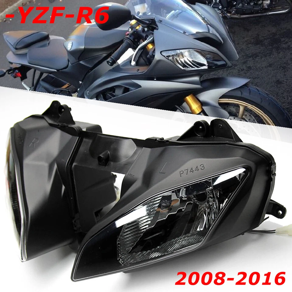 Headlight for Yamaha YZF R6 YZF-R6 2008 2009 2010 2011 2012 2013 2014 2015 2016 - Изображение 2 из 4