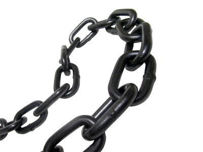 3/16'' X 20' GRADE 30 Black Proof Coil Powder Coated Safety Chain Swing Set