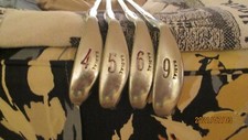 Used RH Mens Set Of 4 Hogan Radial Irons 4,5,6,9 Lamkin Perma Wrap Grips