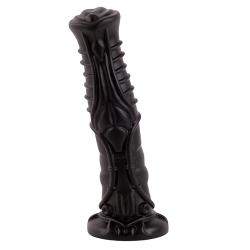 Fantasy Big Black Thick Monster Dildo Anal Sex Toy X-Men 12.4" Super PVC Black - Picture 6 of 6