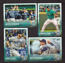 2015 Topps ~ SEATTLE MARINERS ~ 32 Card Team Set Series 1 & 2 with Update