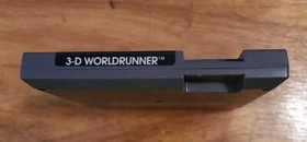 3-D WorldRunner Nintendo NES 5-Screw Cartridge - CLEANED & TESTED