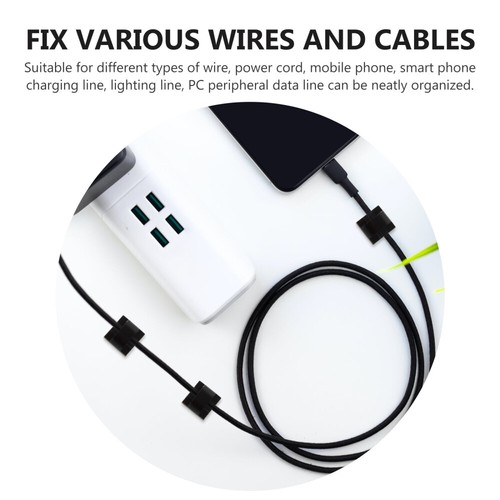 50 Pcs Usb Charging Cable Clip Electrical Cord Management Desktop Cord Clip - Photo 11/12