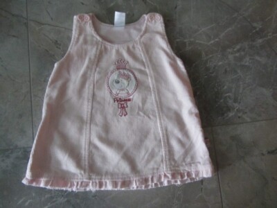 süße Sommer Kleid Cordkleid BRUIN Größe 62 Mädchen rosa