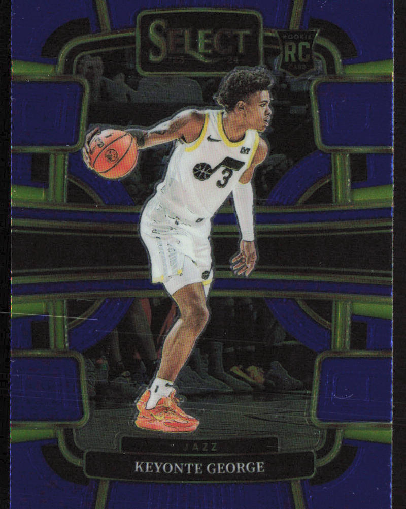 2023-24 Panini Select #75 Keyonte George Blue (Retail Base)