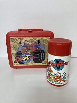 Vintage Disney Duck Tales Lunch Box with Drinking Thermos 1986 | eBay