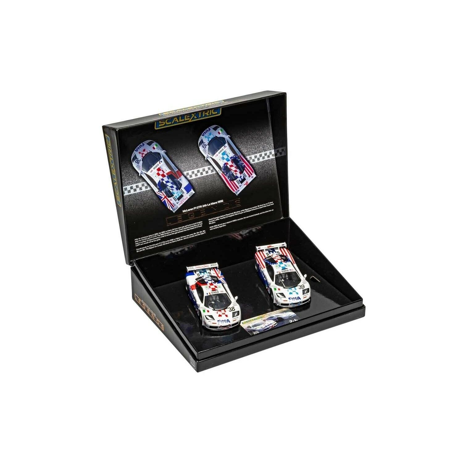 NEW Scalextric McLaren F1 GTR 'FINA' Twin Pack Limited Edition D