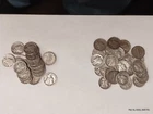 50 Mercury Dimes with "D" and "S" Mint Marks.  90% Silver