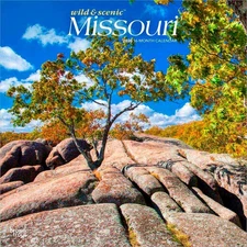 Missouri Wild & Scenic | 2026 12x24" (Hanging) Wall Calendar | Plastic-Free