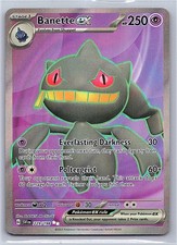 BANETTE EX 229/198 ULTRA RARE SCARLET & VIOLET POKEMON HOLO NEAR MINT