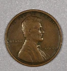 1909-P "Lincoln" Bronze One-Cent Coin, VDB, Fine